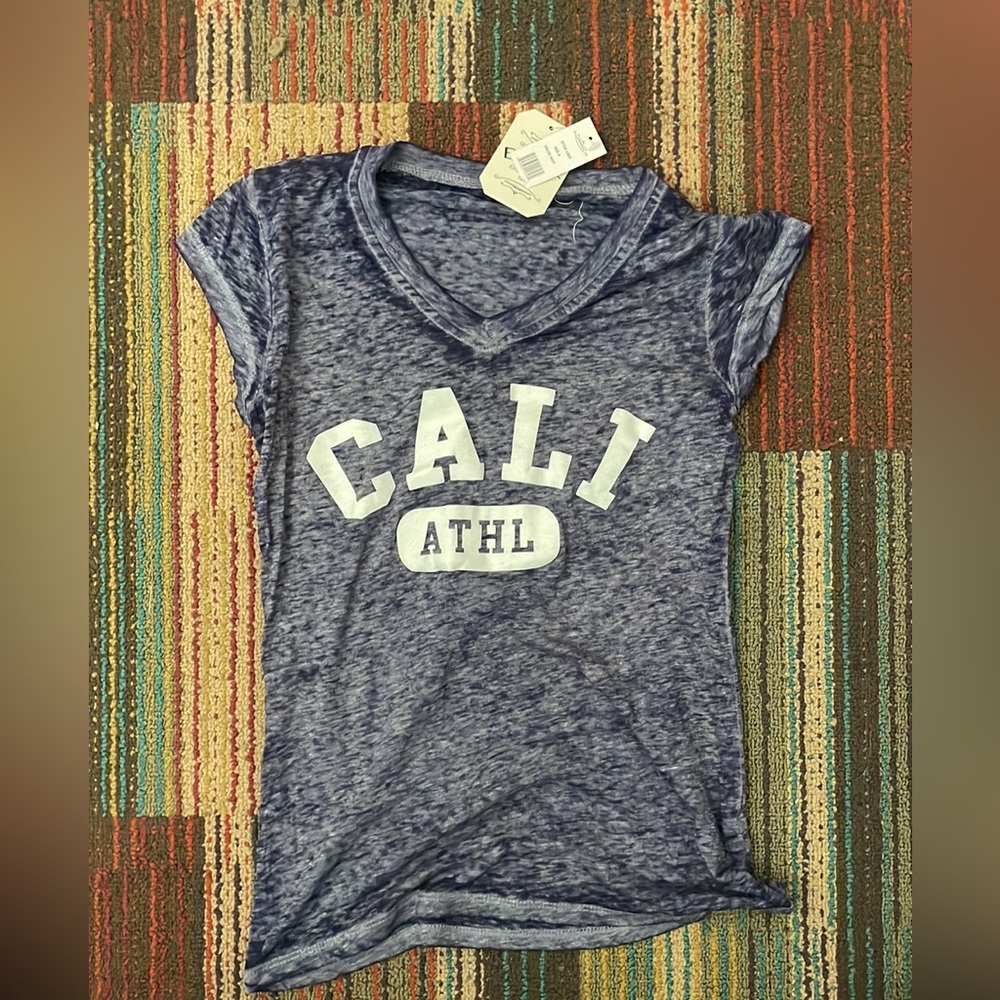 Selling a size S purple cali shirt